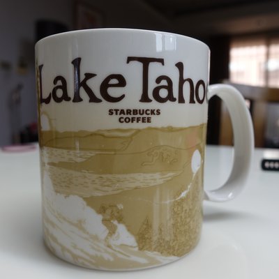 瑕疵品 星巴克Starbucks美國城市馬克杯City Mug Lake Tahoe 絕版 非紐約