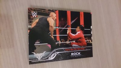 Topps WWE 巨石強森 The Rock Tribute 特卡 40/40