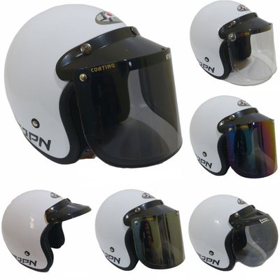 安全帽 頭盔Bogo Jpn White Doff 頭盔-叮噹貓品質