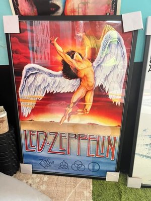 ##搖滾 海報 含框  Led Zeppelin 請來店取哦！