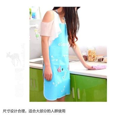 韓版可愛卡通公主圍裙 廚房防油防水無袖半身圍裙批發