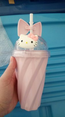 （全新）Hello Kitty 造型飲料杯 手拿杯 冷水壺隨身瓶 隨行杯