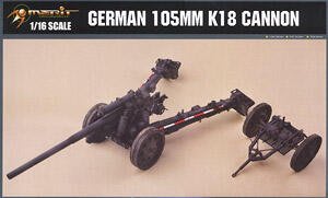 【喵喵模型坊】MERIT 1/16 德國 105mm K18 加農炮 (61601)