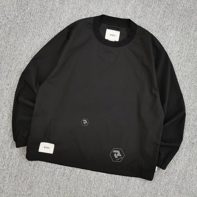 Koala海購大牌潮款現貨WTAPS SMOCK LS POLY TWILL LOGO套頭襯衫外套