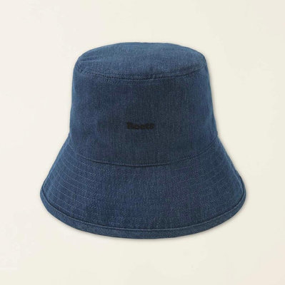 Roots配件-舒適生活系列 雙面漁夫帽 藍色S/M 全新正品 贈品牌環保購物袋 暢貨出清【清瘋玩趣】