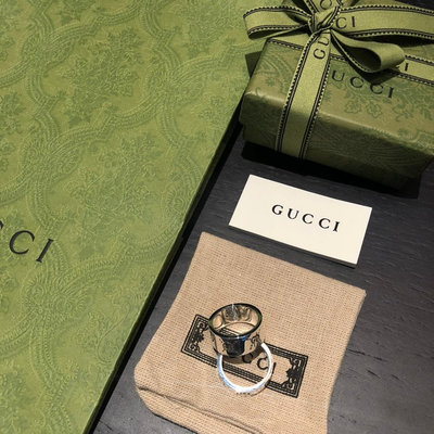 Gucci Ghost戒指9mm非常推薦 情侶款 閨蜜款 NO66102