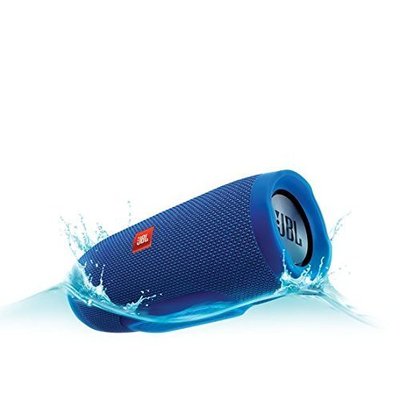 【竭力萊姆】全新 一年保固 JBL Charge 3 藍色 攜帶型喇叭 無線 當行動電源 防潑水 手持