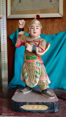 【二手】 木雕神像1512 古玩雜項【櫻子古玩】