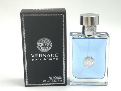 ☆紅粧行☆VERSACE POUR HOMME 凡賽斯 經典 男性淡香水 100ml再隨機贈5ML小香1瓶