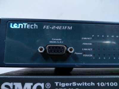 188（3C）好評 LanTech FE-24E1F1 光纖連接埠 具網管功能 Switch 交換器 功能正常 品相如圖（1）