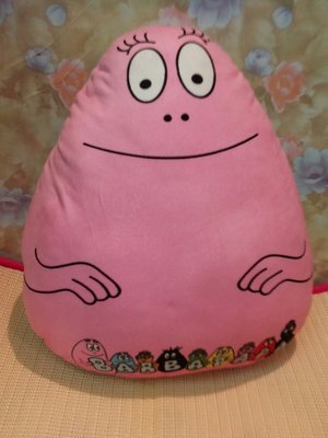 粉紅泡泡先生造型抱枕 靠墊 抱枕 娃娃 玩偶 絨毛玩偶 造型抱枕