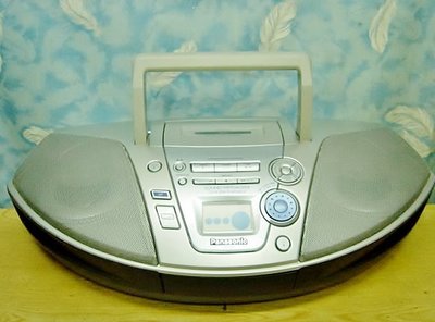 【小劉2手家電】PANASONIC手提CD音響,RX-ES22型,外觀完整