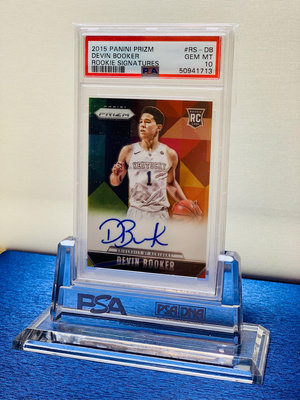 2015 PANINI PRIZM #RS-DB DEVIN BOOKER ROOKIE SIGNATURES PSA10💥首張卡面簽