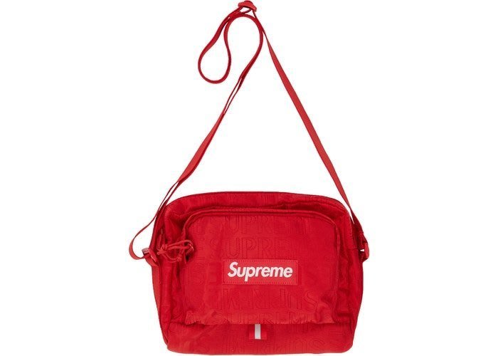 supreme ss19 shoulder bag red