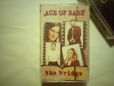 瑞典的 Ace of Base 王牌 1995第2張專輯 The Bridge 卡帶，錄音帶。