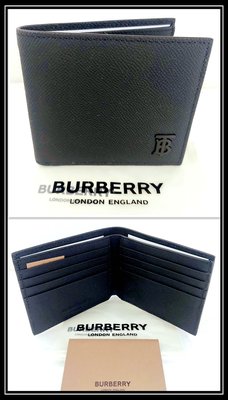 2023早秋新款~BURBERRY 經典TB LOGO8卡防刮短夾 (23W029)