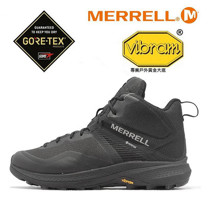 【零碼出清】Merrell 登山鞋 MQM 3 Mid GTX 極致黑 灰 男鞋 防水 黃金大底 越野 戶外 郊山 ML135569