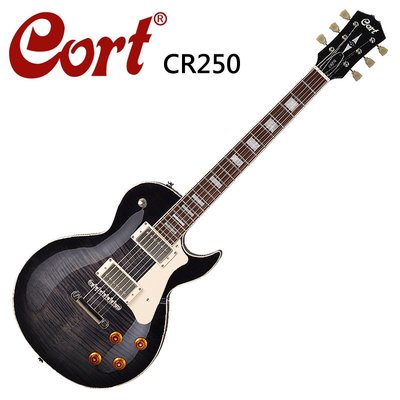 CORT CR250-TBK嚴選電吉他-經典虎紋款-黑色漸層