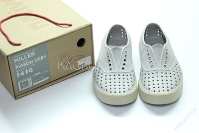 【高冠國際】保證正品 Native miller pigeon grey 灰色 防水 洞洞鞋