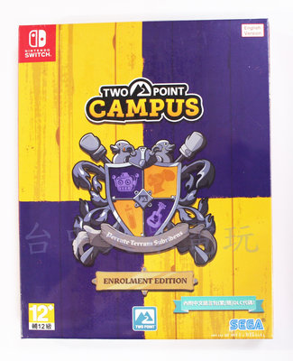 Switch NS 雙點校園 Two Point Campus (中文版)**(全新商品)【台中大眾電玩】