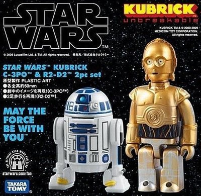 [貓市多] 全新 Kubrick Star Wars 星際大戰 R-2D2 + C-3PO 套裝