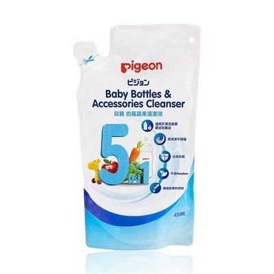 ☘ 板橋統一婦幼百貨 Pigeon 貝親 奶瓶蔬果清潔液 補充包