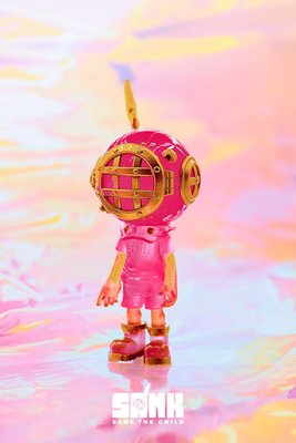 Sank Toys Little Sank 小藏克 繽紛系列 霓虹 GID Pink 版本【全球限量520P】