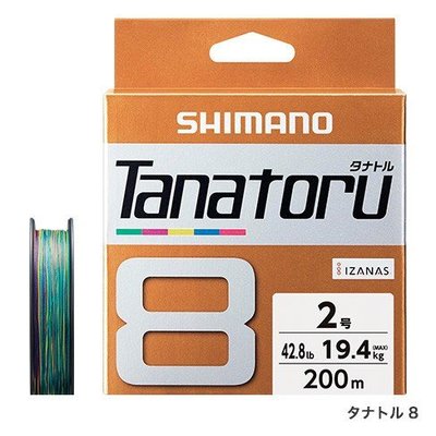 樂釣網路釣具 ｜ SHIMANO TANATORU 8 ( 300M 5色 PE線 ) PL-F78R
