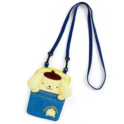 【棠貨鋪】日本限定 Sanrio 布丁狗 吊扣式 手機包 收納包