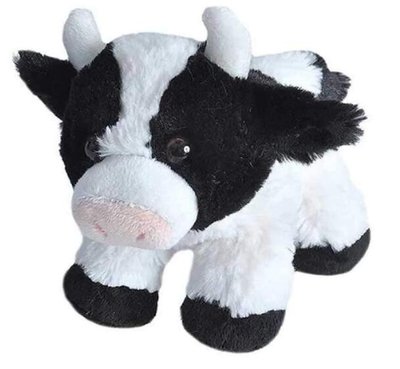 15564C 歐洲進口 好品質 柔軟 可愛 黑白色乳牛小牛牛 農場牧場動物抱枕布偶絨娃娃玩偶絨毛擺設品送禮物禮品