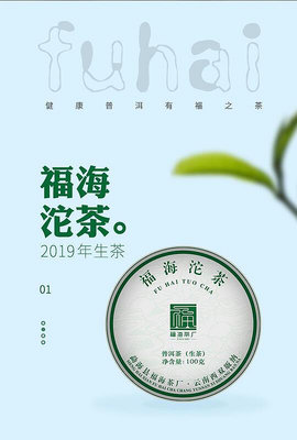 【九如茶．器】 福海茶廠2019年 生沱100g (A35)