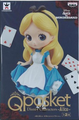 現貨~限量! 0630 正版品 Q-POSKET 迪士尼 公主系列 愛麗絲夢遊仙境 單款
