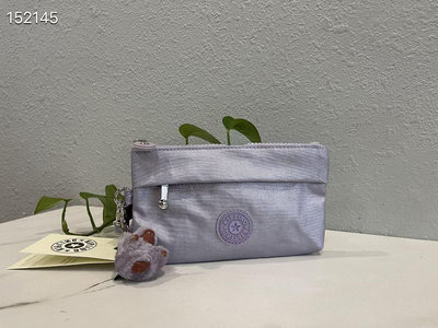 小Z代購#Kipling 猴子包 KI5562 金屬紫 中款 附掛繩 輕便輕量錢包 零錢包 鑰匙包 收納包 手拿包 防水