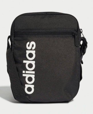 ✩Pair✩ 愛迪達 ADIDAS 側背包 小包 DT4822 黑色 LOGO 基本款 流行百搭