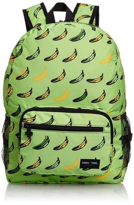HAPI+TAS 摺疊後背包 - 綠色香蕉共和國