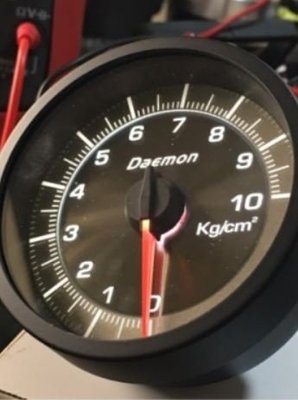 DJD19071772 Daemon 60mm OIL PRESS 機油壓力錶 高反差(新款快速馬達)