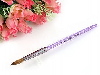 JUST NAIL Pure Color水晶花指甲刷(圓)#08 Y1AG08 Clear Flower Brush