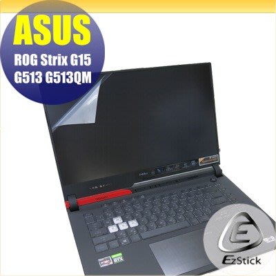 【Ezstick】ASUS G513 G513QM 靜電式筆電LCD液晶螢幕貼 (可選鏡面或霧面)