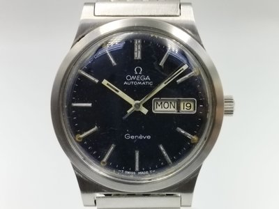 【發條盒子K0131】OMEGA 歐米茄 SEAMASTER海馬系列 藍面不銹鋼自動 經典鍊帶錶款166.0169