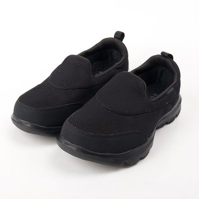 零碼出清~Skechers Go Walk Evolution 健走鞋-全黑 工作鞋 警察 勤務鞋 15767WBBK