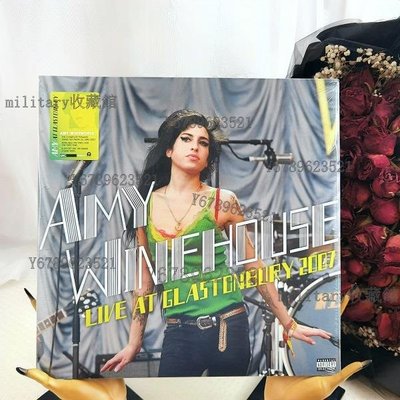 military收藏~現貨Amy Winehouse Live At Glastonbury 2007 限量透明黑膠唱片