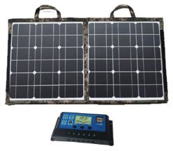 衛迅科技~ 專業 摺疊式 太陽能板 50W 附控制器 DC12V 24V 通用 【獨特雙摺設計 重量輕】 露營 太陽能