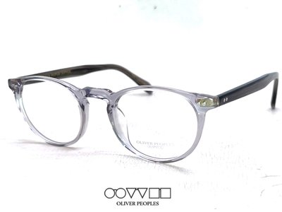 【本閣】Oliver Peoples Riley R  OV5004 復古手工光學眼鏡大圓框 透明/灰色moscot