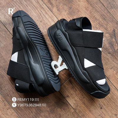R'代購 Y-3 Rivalry Sandals 山本耀司 adidas Y3 黑 涼鞋 拖鞋 FZ6401 男女中性款