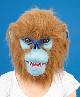 【beibai不錯買】派對道具 變裝 搞笑面具 整人玩具 日本進口 動物面具 金絲猴面具