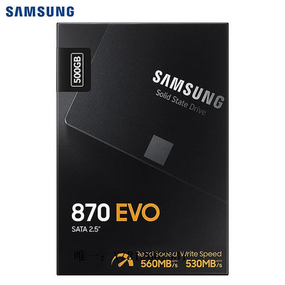 電腦零件Samsung/三星 870EVO 250G/500GB/1T /2TB  SSD 固態硬盤 2.5英寸筆電配件