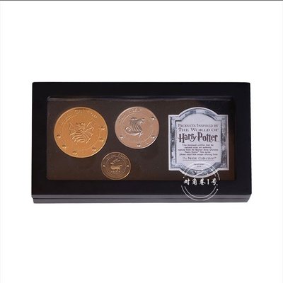 哈利波特周邊正版巫師紀念幣金幣金加隆銀西可銅納特錢幣禮盒版開心購 促銷 新品