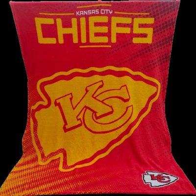 [現貨]美式足球 空調毯 NFL 堪薩斯城酋長 Kansas City Chiefs 午睡毯 車用 毛毯 交換生日禮品