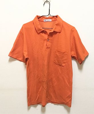 橘色Polo衫兩件size:XL