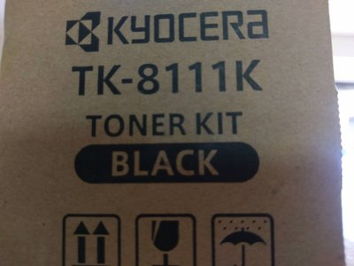 【促銷價】黑色原廠碳粉匣 KYOCERA M8124cidn/M8130cidn /TK-8111/TK-8111K